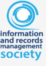 Logo of the information and records management society who we are members with. Working with the high standards and security of records and information management.